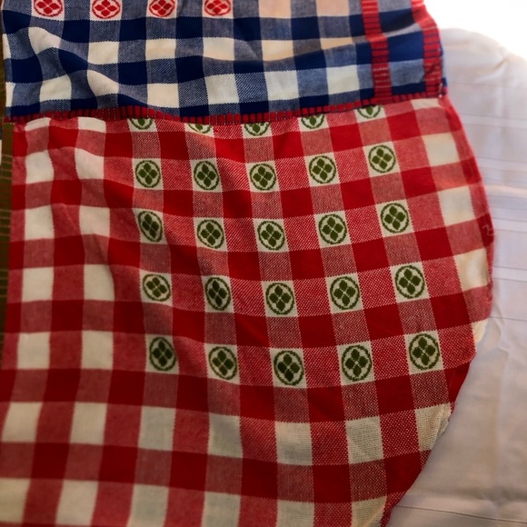 Handmade Colourful Checkered Fabric Tablecloth - Picture 2 of 15